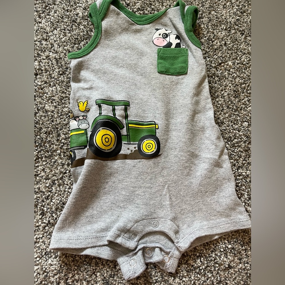 John Deere romper onesie